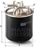 MANN-FILTER WK1136 - Palivový filtr 