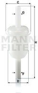 MANN-FILTER WK31/4(10) - Fuel Filter