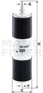 MANN-FILTER WK6001 - Fuel Filter