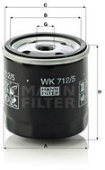 MANN-FILTER WK712/5 - Fuel Filter