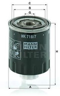 MANN-FILTER WK718/7 - Fuel Filter