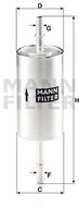 MANN-FILTER WK512/1 - Fuel Filter
