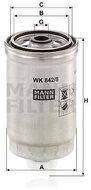 MANN-FILTER WK842/8 - Fuel Filter