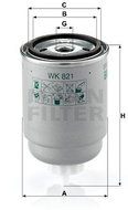 MANN-FILTER WK821 - Fuel Filter