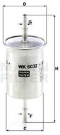 MANN-FILTER WK6032 - Fuel Filter