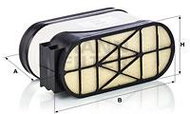 MANN-FILTER CP33280 - Vzduchový filtr
