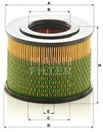 MANN-FILTER C1233 - Vzduchový filtr