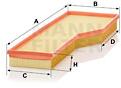 MANN-FILTER C54165 - Air Filter