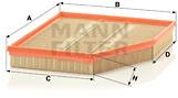 MANN-FILTER C31149 - Air Filter