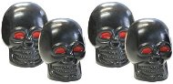 FOLIATEC Foliatec valve caps - black skulls with red eyes - Valve Caps