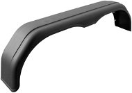 ACI Fender tandem plastic width 240 mm, height 400 mm, length 1560 mm black L = P - Trailer Mudguards