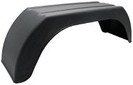 ACI Plastic fender for wheels 8 &#39; &#39; / width 160 mm DOMAR black angled - Trailer Mudguards