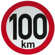 ACI Obmedzenie rýchlosti 100 km retroreflexný priemer 150 mm (na prívesy) - Samolepka obmedzenia rýchlosti