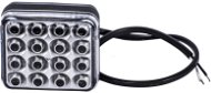 ACI Cúvacie svetlo LED obdĺžnik 68 × 78 × 40 mm (montáž na 2 skrutky, kábel 0,5 m) 12 – 36 V - Svetlo na vozík