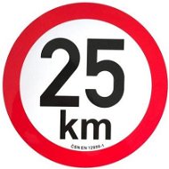 ACI Obmedzenie rýchlosti 25 km retroreflexný priemer 200 mm (na prívesy) - Samolepka obmedzenia rýchlosti