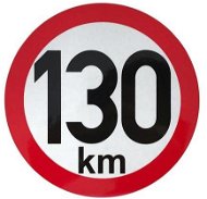 ACI Speed limit 130 km retroreflective diameter 150 mm (for trailers) - Speed Limit Sticker