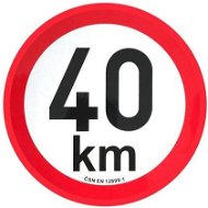 ACI Obmedzenie rýchlosti 40 km retroreflexný priemer 200 mm (na prívesy) - Samolepka obmedzenia rýchlosti