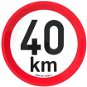 ACI Obmedzenie rýchlosti 40 km retroreflexný priemer 200 mm (na prívesy) - Samolepka obmedzenia rýchlosti