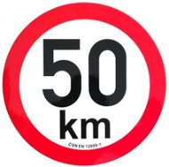 ACI Speed limit 50 km retroreflective diameter 200 mm (for trailers) - Speed Limit Sticker