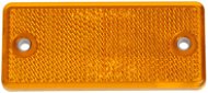 ACI Orange rectangular reflector 90x40 mm with holes - Fényvisszaverő