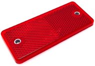 ACI Red rectangular reflector 90x40 mm with holes - Reflector
