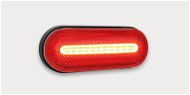 ACI Poziční světlo LED oválné červené (126x51 mm) s odrazkou, s držákem v Zadní části - Vehicle Lights