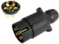 ACI zástrčka 7 pin 12V na konektoty plast. dvouvývod. JAEGER - Zástrčka tažného zařízení