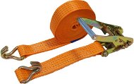 ACI Clamping strap with ratchet, 5 t, double hooks - Tie Down Strap