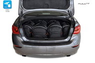 KJUST INFINITI Q50 HYBRID 2013-2017 SET OF BAGS (4PCS) - Car Boot Organiser