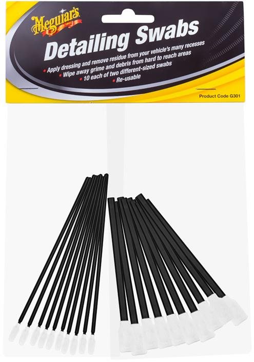 Meguiar's Detailing Swabs - 20 darabos szett habszivacsos pálcikákkal