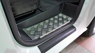 Alu-Frost Sill covers-aluminium, front-2pcs VOLKSWAGEN TRANSPORTER T5 / T6 - Car Door Sill Protectors