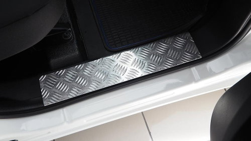 Alu-Frost Sill covers-aluminium, front FIAT DUCATO III, Peugeot Boxer II, Citroen Jumper II - Car Door Sill Protectors - Main image