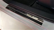 Alu-Frost Sill covers-stainless + carbon NISSAN MICRA V 5 door. - Car Door Sill Protectors