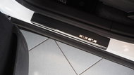 Alu-Frost Sill covers-stainless steel+carbon OPEL MOKKA / CHEVROLET TRAX - Car Door Sill Protectors