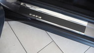 Alu-Frost Sill covers-stainless steel+carbon HONDA HR-VII - Car Door Sill Protectors