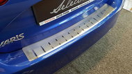Alu-Frost Fifth door sill cover - stainless steel TOYOTA YARIS III 2FL 5 door. - Boot Edge Protector