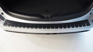 Alu-Frost Door sill cover - stainless steel + carbon Toyota RAV-4 IV FACELIFT - Boot Edge Protector