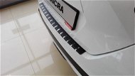 Alu-Frost Fender door sill cover - stainless steel + carbon Nissan Micra V 5 doors. - Boot Edge Protector