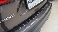 Alu-Frost Fender door sill cover - stainless steel + carbon NISSAN QASHQAI II facelift - Boot Edge Protector