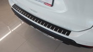 Alu-Frost Kryt prahu pátých dveří - nerez+karbon Nissan X-Trail III - Ochranná lišta hrany kufru