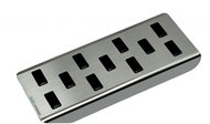 Alu-Frost Footrest - stainless steel, Skoda Superb III - Foot Support