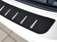 Alu-Frost Fifth door sill cover - stainless steel+carbon foil PEUGEOT EXPERT II, CITROEN JUMPY II, F - Boot Edge Protector