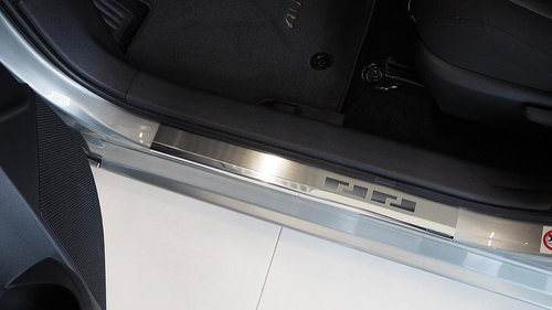 Alu-Frost Sill guards-stainless TOYOTA AURIS II 5-door. - Car Door Sill Protectors - Main image