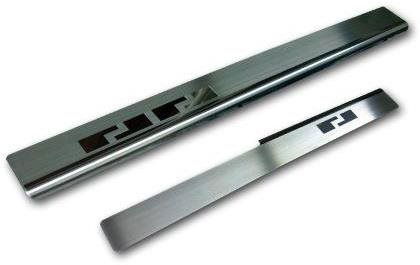 Alu-Frost Stainless steel sill covers NISSAN QASHQAI +2 - Car Door