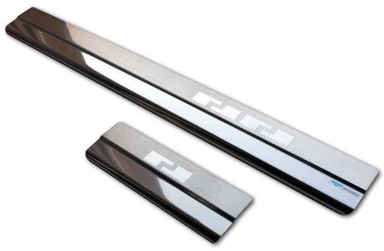 Alu-Frost Stainless steel sill covers NISSAN QASHQAI +2 - Car Door