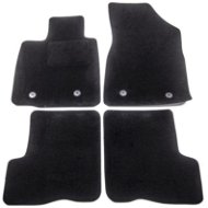 ACI textile carpets for DACIA Logan 08- black (5 seats) set of 4 pcs - Car Mats