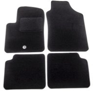 ACI textile carpets for FIAT 500, 07- black (set of 4 pcs) - Car Mats