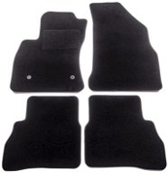 Autokoberce ACI textilné koberce pre FIAT Doblo 10-  čierne (5 sedadiel) sada 4 ks - Autokoberce