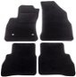 ACI textile carpets for FIAT Doblo 10- black (5 seats) set of 4 pcs - Car Mats