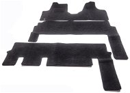 ACI textilné koberce pre FIAT Scudo 07-  čierne (9 sedadiel, sada 3 ks) - Autokoberce